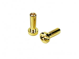 LowPro Bullet Plugs, 4mm, 1 Pair (1UP190401)