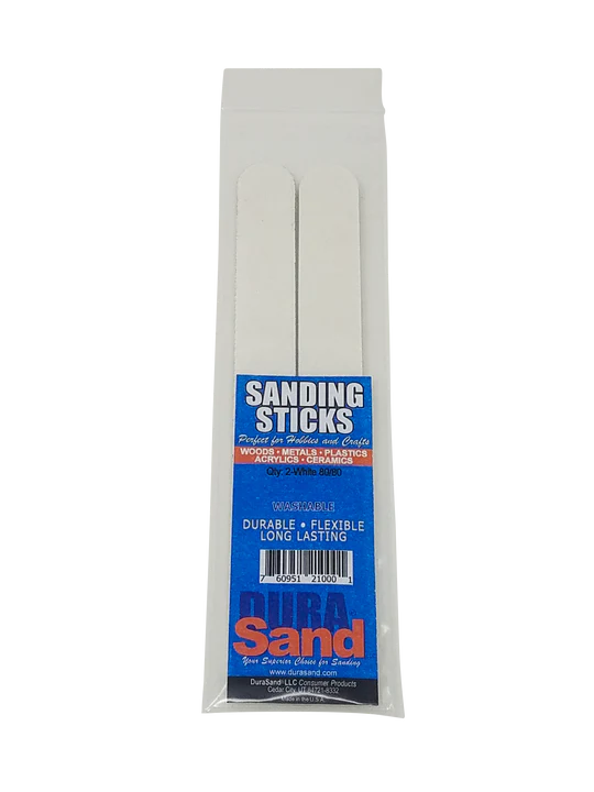 Dura Sand Sanding Sticks - White 80/80   (21000)