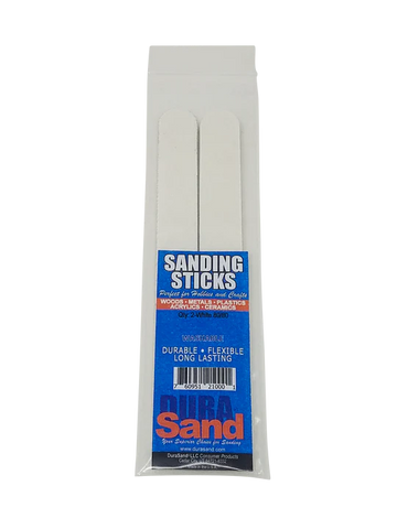 Dura Sand Sanding Sticks - White 80/80   (21000)
