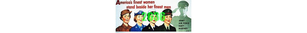 Tichy AMERICA'S SERVICE WOMEN BILLBOARD (TIC2636)