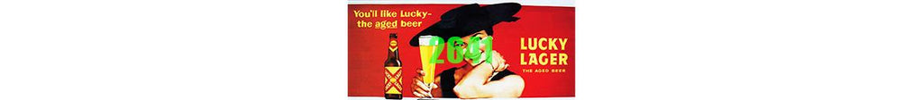 Tichy LUCKY LAGER BEER BILLBOARD (TIC2641)