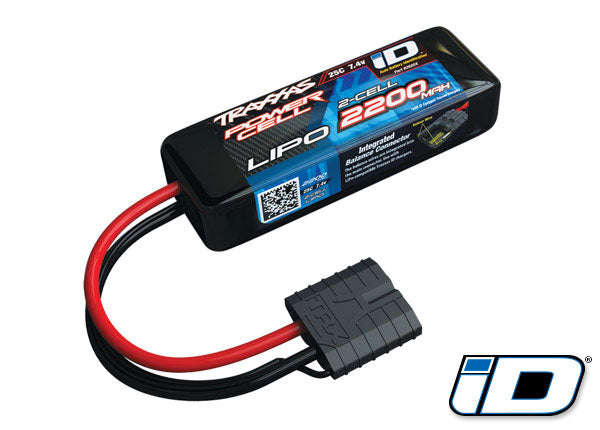 Traxxas 2S "Power Cell" 25C LiPo Battery w/iD Traxxas Connector (7.4V/2200mAh) (TRA2820X)