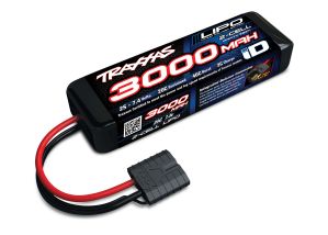 Traxxas 3000 mAh 7.4 Volt 2-Cell LiPo Battery (TRA2827X)