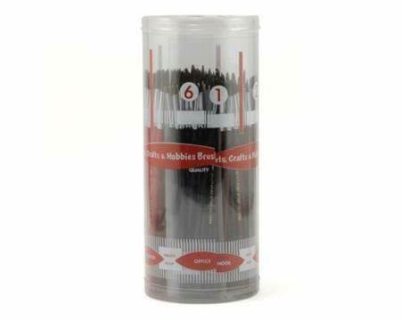 Atlas Brush Brush Cylndr Asst Economy Camel Hair #1-6 (32-CY)