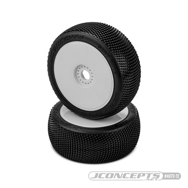 JConcepts Dirt Bite - 1/8 Buggy Pre-mounted Tires (JCO4073-12)