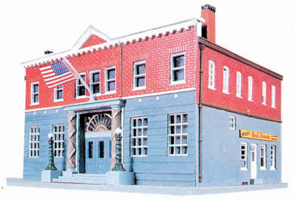 Life Like Woodlawn Police Station -- Kit - 6-1/4 x 8-3/8" 15.9 x 21.3cm (433-1382)