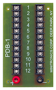 Miniatron PWR DIST BLK 12-Position Prewired (475-PDB1)