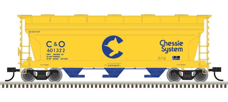 Atlas Chessie System C&O 601343 (Yellow, Blue) (ATL50006113)