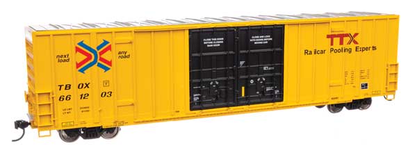 Walthers 60' High Cube Plate F Boxcar - TTX #661203 (910-3042)