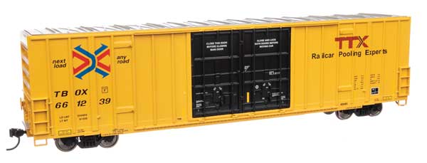 Walthers 60' High Cube Plate F Boxcar - TTX #661239 (910-3043)
