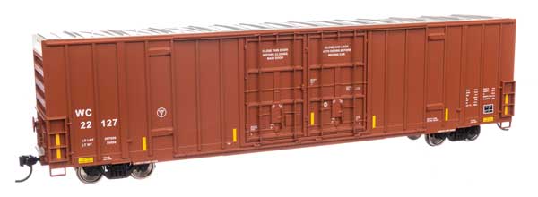 Walthers 60' High Cube Plate F Boxcar - Wisconsin Central #22127 (910-3050)