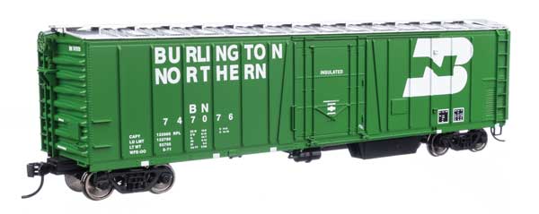 Walthers 50' AAR Mechanical Refrigerator Car - Ready-to-Run -- Burlington Northern #747076 (910-3778)