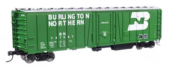 Walthers 50' AAR Mechanical Refrigerator Car -- Burlington Northern #747087 (910-3779)
