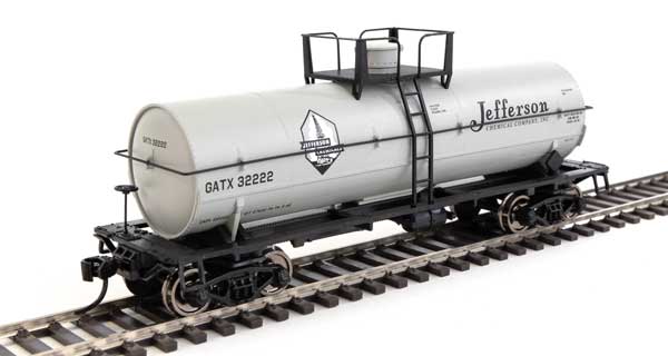 Walthers 36' Chemical Tank Car - Ready to Run -- Jefferson Chemical GATX #32222 (910-48010)