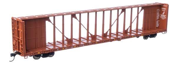 Walthers 72' Centerbeam Flatcar w/Standard Beam - Ready to Run -- Illinois Central #977047 (910-50712)