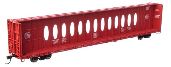 Walthers72' Centerbeam Flatcar w/Opera Windows - RTR -- NW Oklahoma Railroad NOKL #732023 (910-50720)