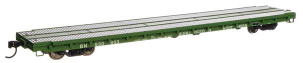 Walthers 60' Pullman-Standard Flatcar - RTR-- Burlington Northern #630803 (910-5387)