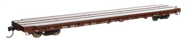 Walthers 60' Pullman-Standard Flatcar -- BNSF #584971 (910-5393)