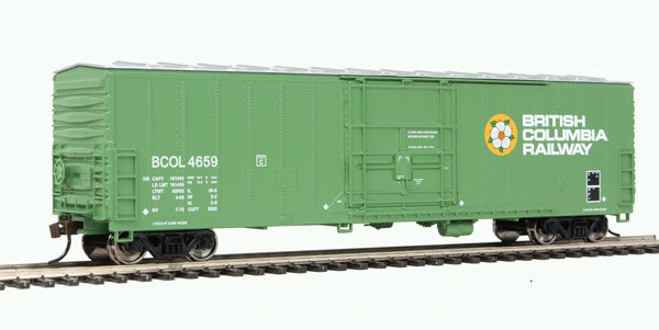 Walthers Insulated Boxcar - Ready to Run -- British Columbia Railway (931-1800)