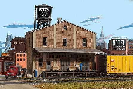 Walthers Imperial Food Products Background Building (933-3184)