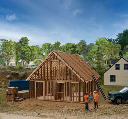 Walthers House Under Construction (933-4157)