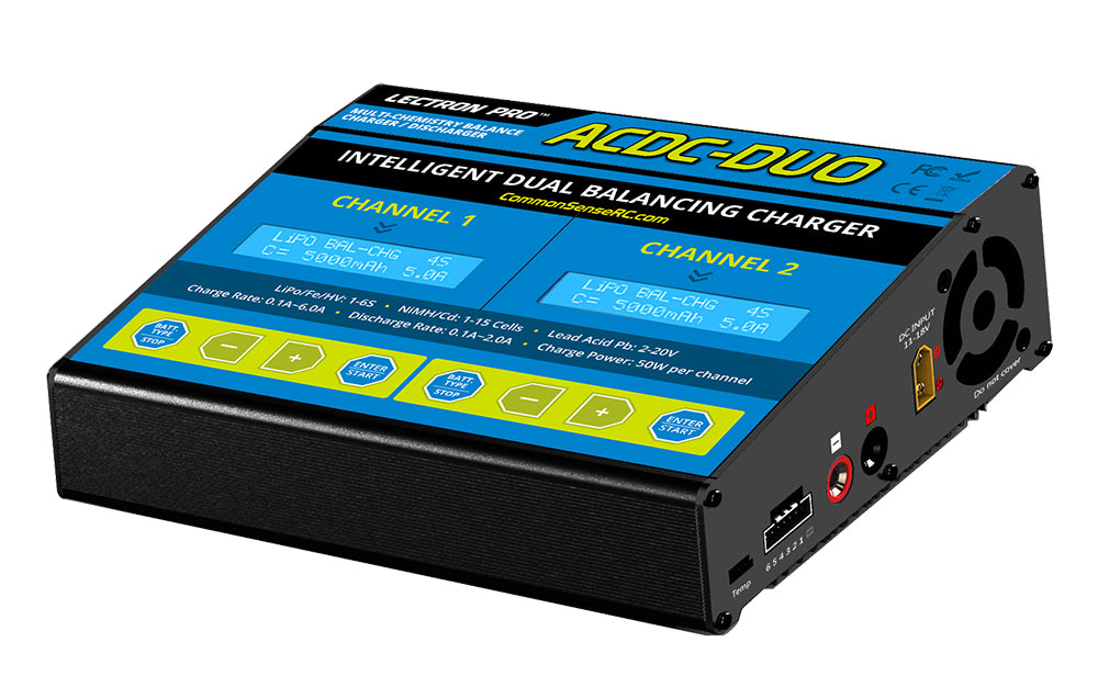 Two-Port Multi-Chemistry Balancing Charger (LiPo/LiFe/LiHV/NiMH)