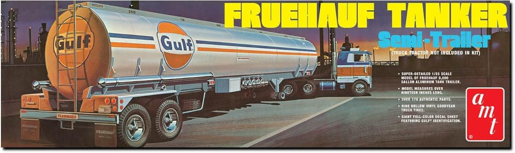 AMT Fruehauf Tanker Gulf 1:25 Scale Model Kit (AMT1354)