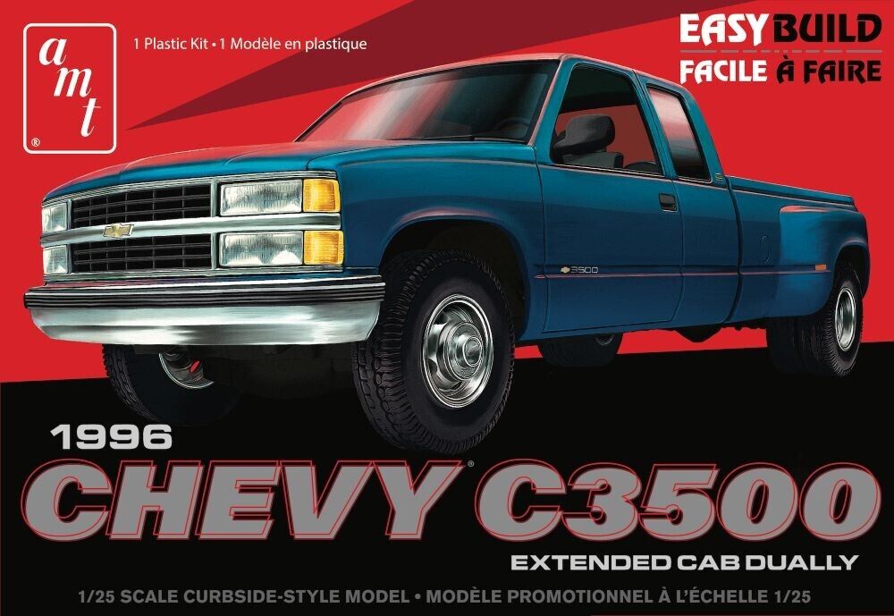 AMT 1996 Chevrolet C-3500 Dually Pickup EasyBuild 1/25 (AMT1409)