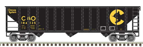 Atlas 90-Ton 3-Bay Hopper with Load - Ready to Run -- Chessie System C&O 183121   (ATL50005861)