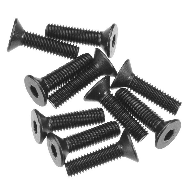 Axial Hex Socket Flat Head M3x12mm Black (10) (AXA146)