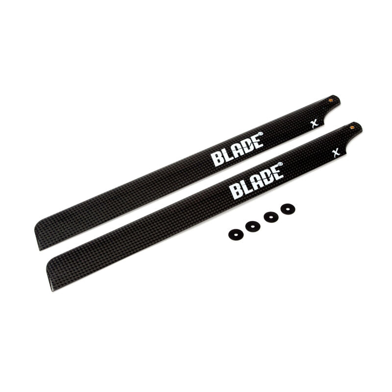 Blade CF FBL Main Blade Set with Washers: B450 X (BLH4315)