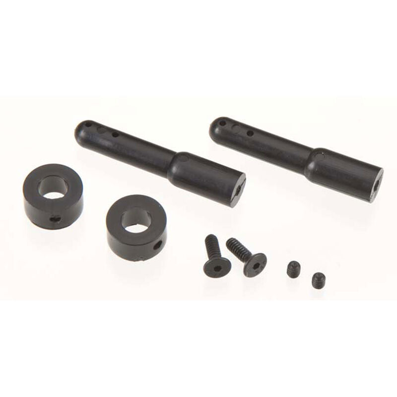 Duratrax Nylon Body Post Black 1.5 (2) (DTXC2615)