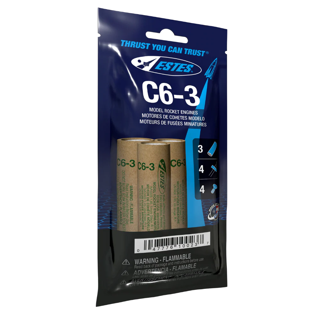 ESTES C6-3 Engines (EST10023)