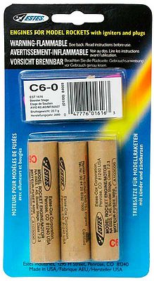 Estes 6-0 STD ENGINE (3) (EST1616
