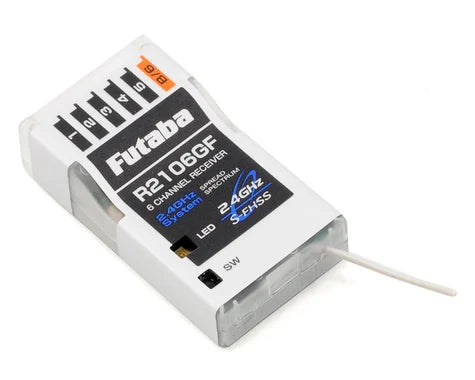Futaba - R2106GF 2.4GHz S-FHSS 6-Channel Micro Receiver (FUT01102201-3)