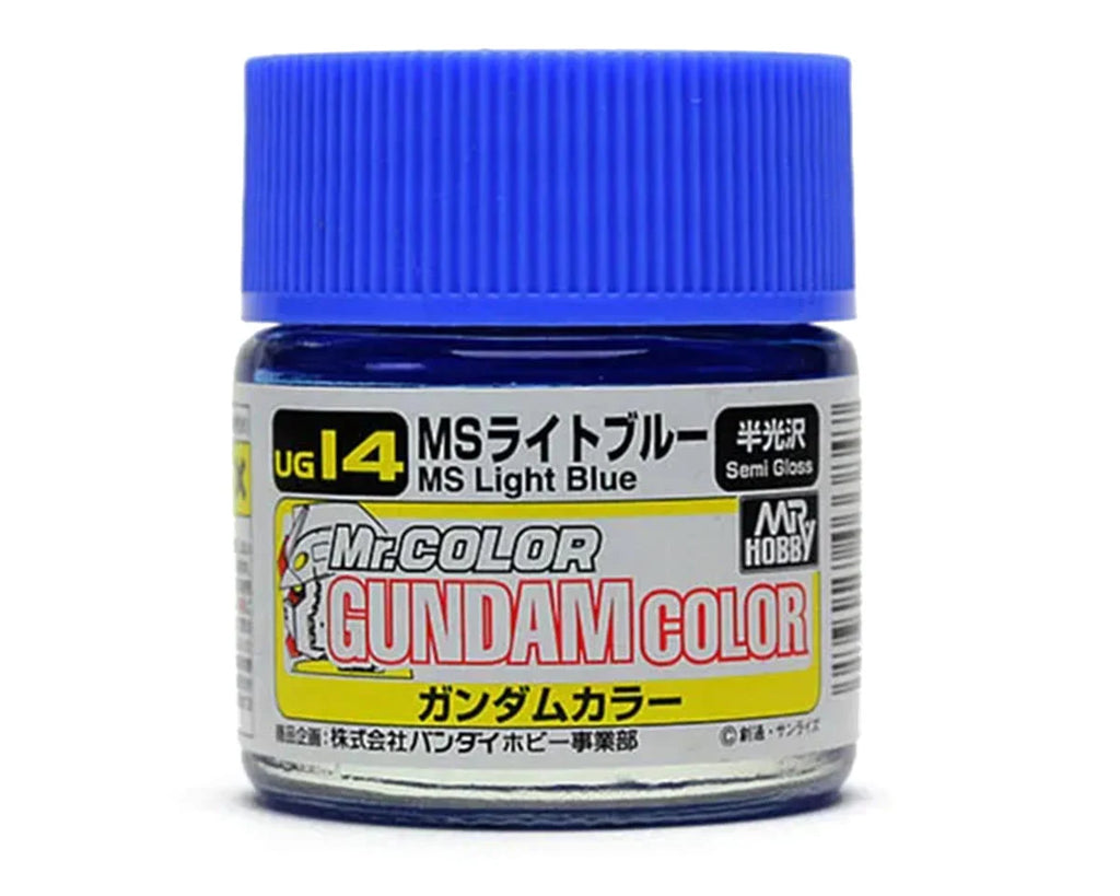 Mr. Hobby UG14 MS Light Blue (10ml Bottle) "Gundam Color" (GUZUG14)