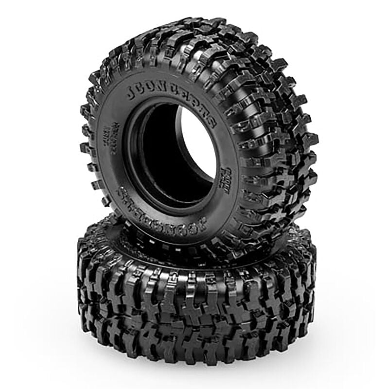 JConcepts 1/18 Tusk 1.0" TRX-4M Crawler Tires and Inserts, Green Compound (2)