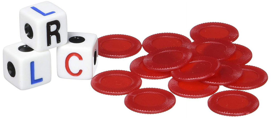 LCR (Left-Center-Right) Dice Game in Tube Koplow Games (KOP00002)