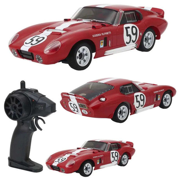 Kyosho Mini-Z RWD ReadySet w/Shelby Cobra Daytona Body (Red) w/2.4GHz (KYO66611)
