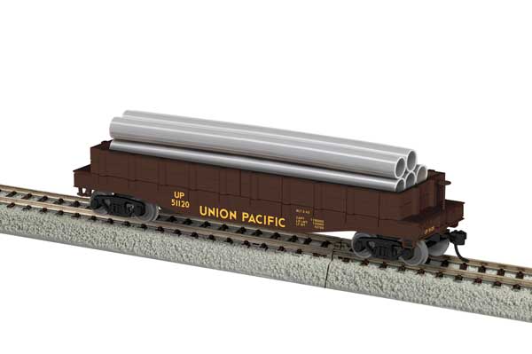 Lionel UNION PACIFIC GONDOLAS W/ PIPE LOAD HO (LNL2454120)
