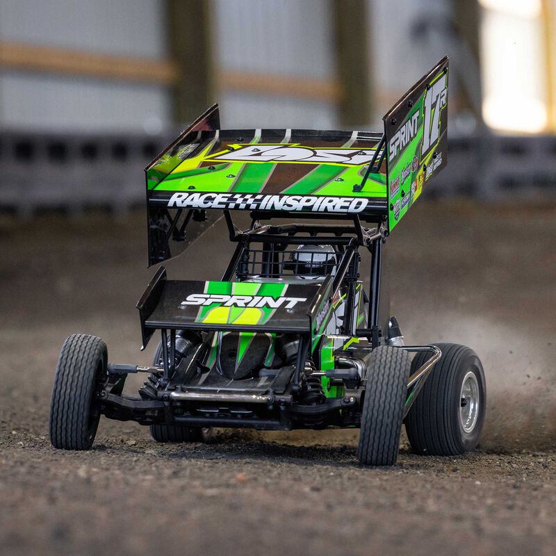 Losi 22S 1/10 Brushless 2WD RTR Sprint Car (Green) (LOS-1387T2)