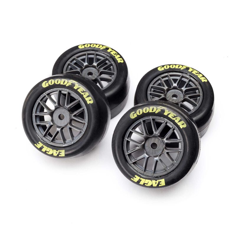 Losi Goodyear Eagle Mounted Tires, Medium (4): NG (LOS-1914)