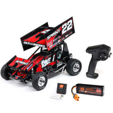 Losi 1/10 22S Sprint 2WD Brushless RTR (Battery & Charger Included), Red   (LOS-2359)