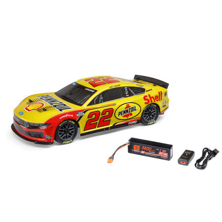 1/12 NASCAR RC Racecar Joey Logano No. 22 Shell 2025 Ford Mustang 2S   (LOS11225220