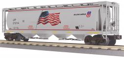 MTH O Gauge RailKing 4-Bay Cylindrical Hopper Car (MTH3075735)
