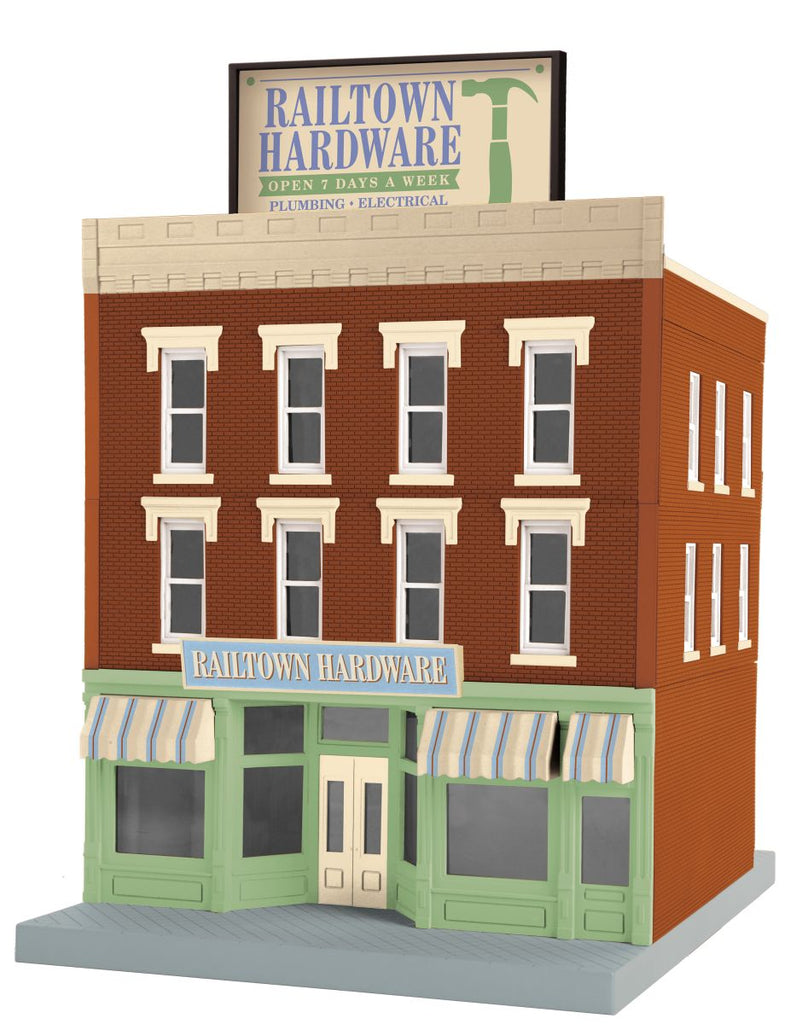 RailKing O 3-Story City Building Railtown Hardware (MTH3090658)