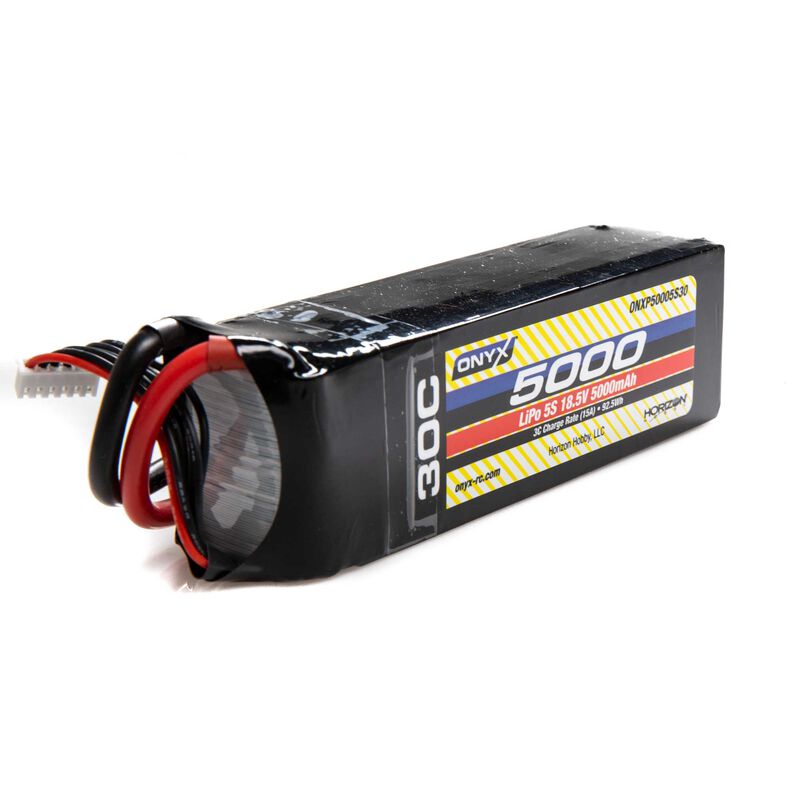 Onyx 18.5V 5000mAh 5S 30C LiPo Battery: EC5 (ONXP50005S30)