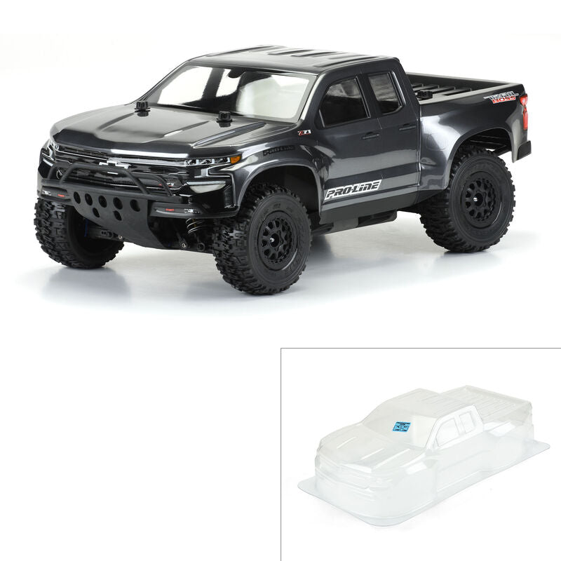 Pro-Line 2019 Chevy Silverado Z71 Trail Boss True Scale Short Course Body (Clear) (PRO351200)