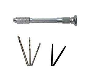 Racers Edge Pin Vise Miniature Drill Set with 5 Bits (RCE7061)