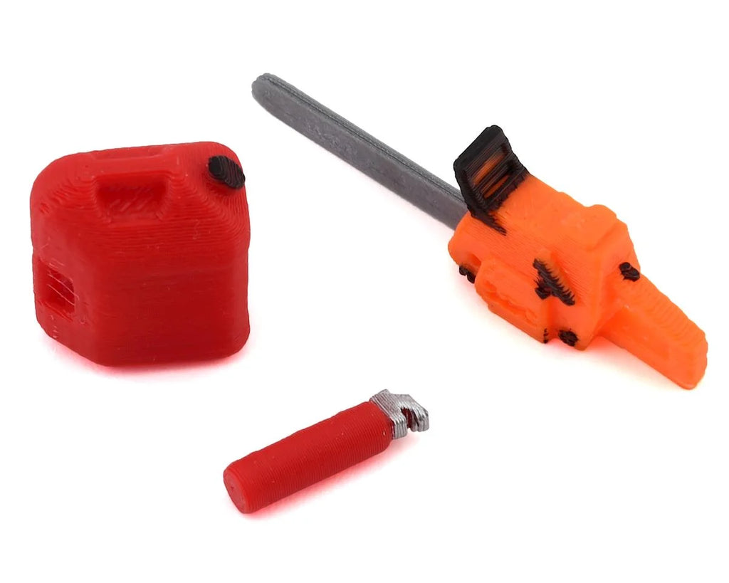 Scale By Chris 1/24 Scale Combo Pack 3 w/Chainsaw, 5gal Fuel Jug, Fire Exting (SBCS4C))
